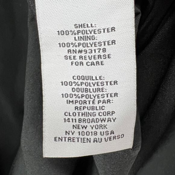 Carmen Marc Valvo Top Womens S Black Chiffon Ruffle Lightweight Coquette Blouse - Picture 13 of 16